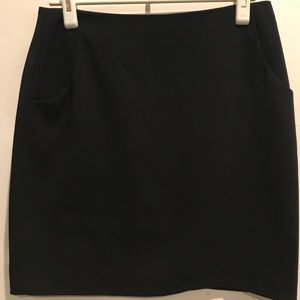 Black work skirt